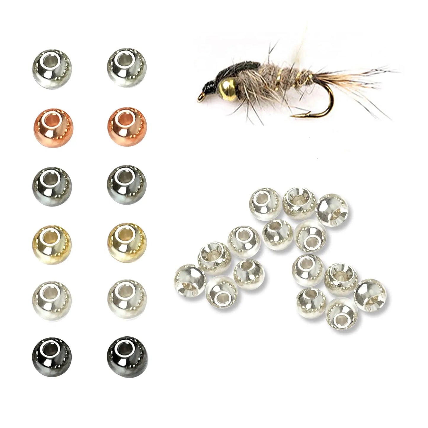 HookUpCo. Brass Fly Tying Beads - HookUpCo.