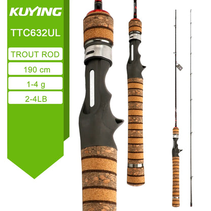 HookUpCo. Teton L Carbon Fishing Rod 5'2" - 6'6" - HookUpCo.