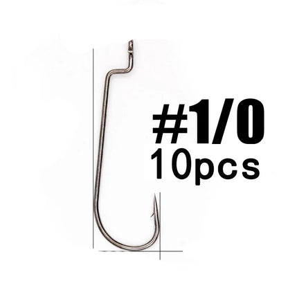 HookUpCo. 10-Pack Super Lock Fishing Hooks - HookUpCo.
