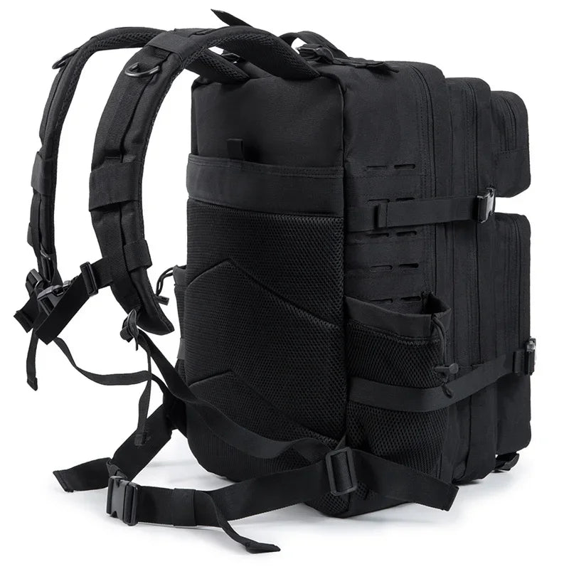 25L/45L Tactical Backpack with Bottle Holder for Outdoor Use