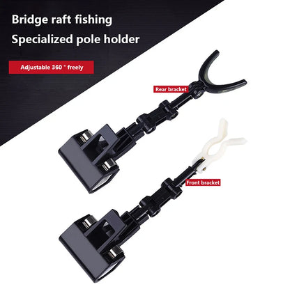 HookUpCo. 360° Fishing Rod Rest with Luminous Grip - HookUpCo.