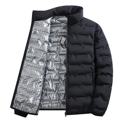 Men's Winter Hiking Down Jacket for Outdoor Comfort - HookUpCo.