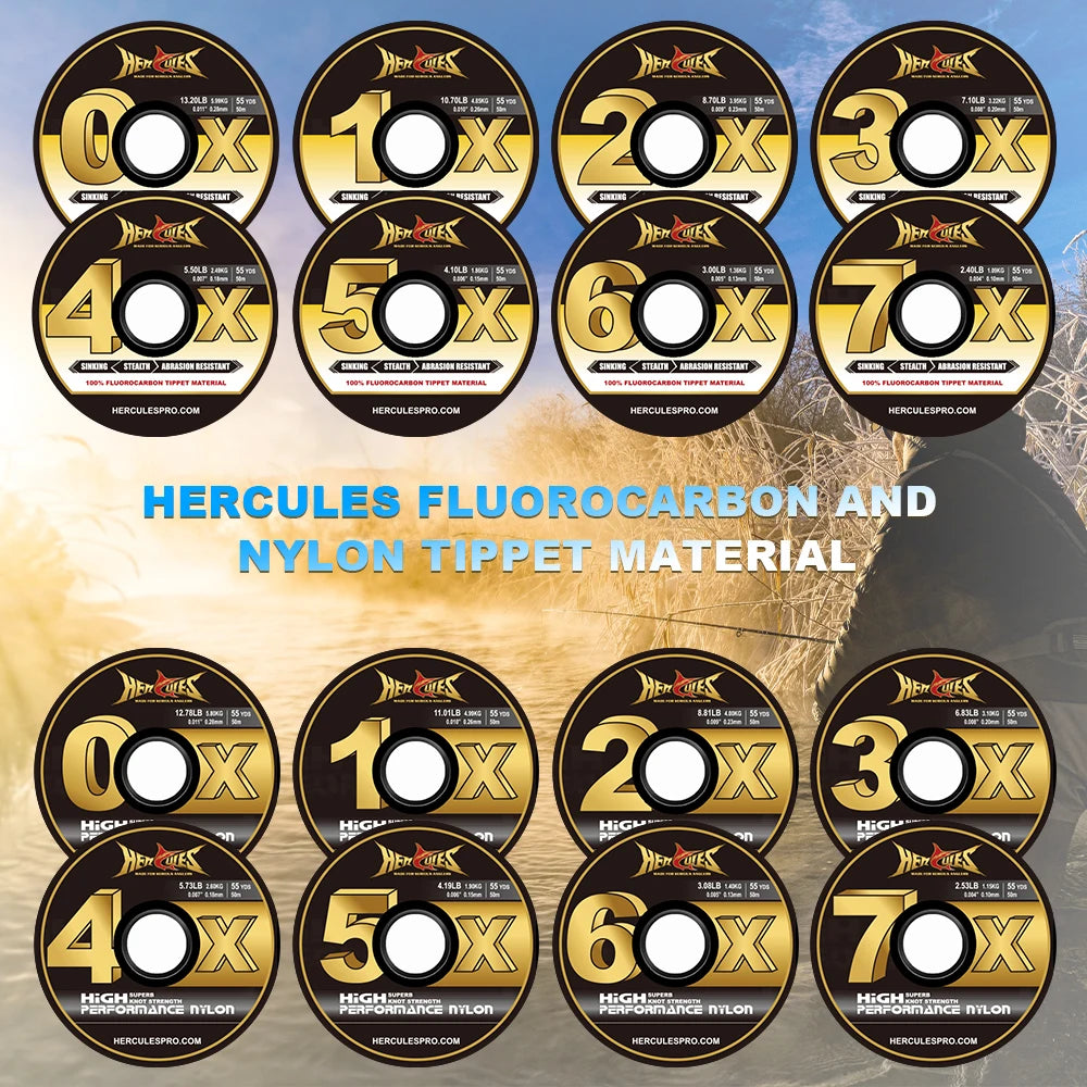 HookUpCo. Clear Fly Fishing Tippet - HookUpCo.