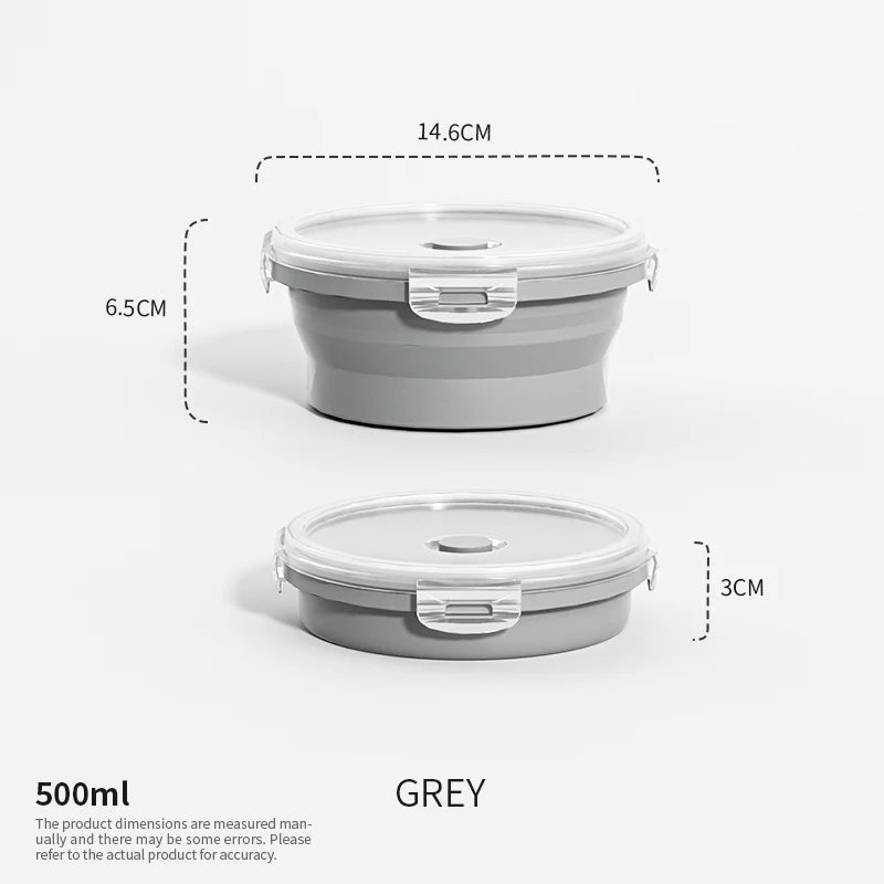 HookUpCo. Stackable Silicone Lunch Box Set