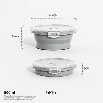 HookUpCo. Stackable Silicone Lunch Box Set