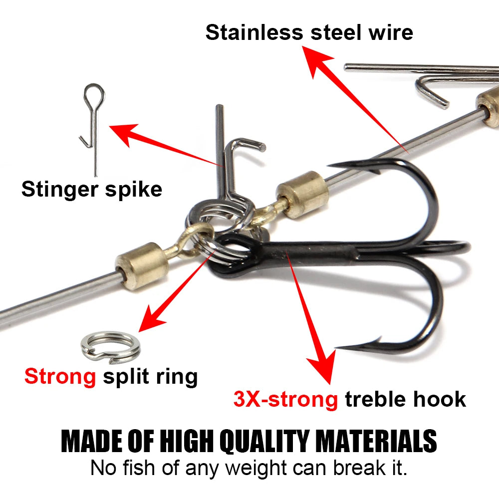 HookUpCo. Multi-Depth Pike Stinger Rig Kit - HookUpCo.