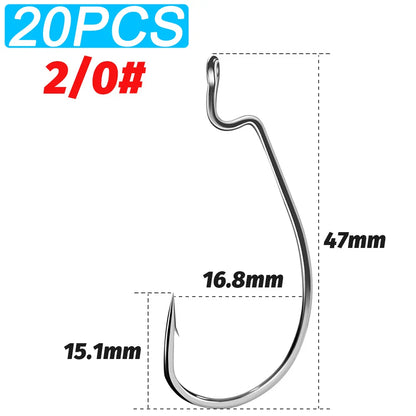 HookUpCo. Wide Gap Bass Hooks - HookUpCo.