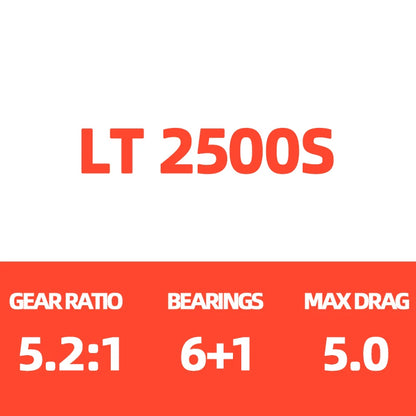 HookUpCo. 2025 Caldia LT Spinning Reel, 6+1BB