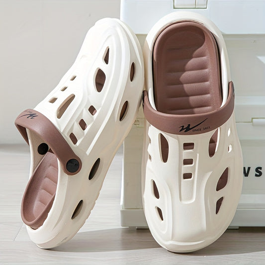 Fashion Forward Hollow Out Slippers for Trendsetting Men