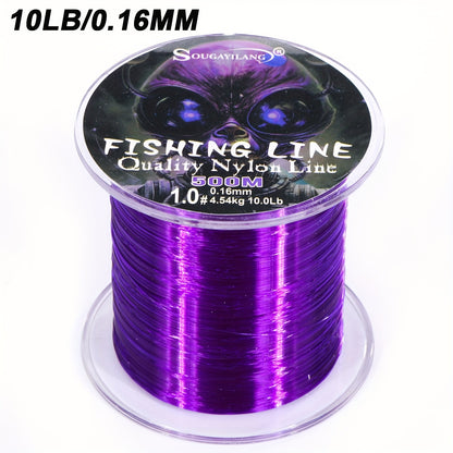Ultra-Durable Nylon Fishing Line, Abrasion-Proof 547yds