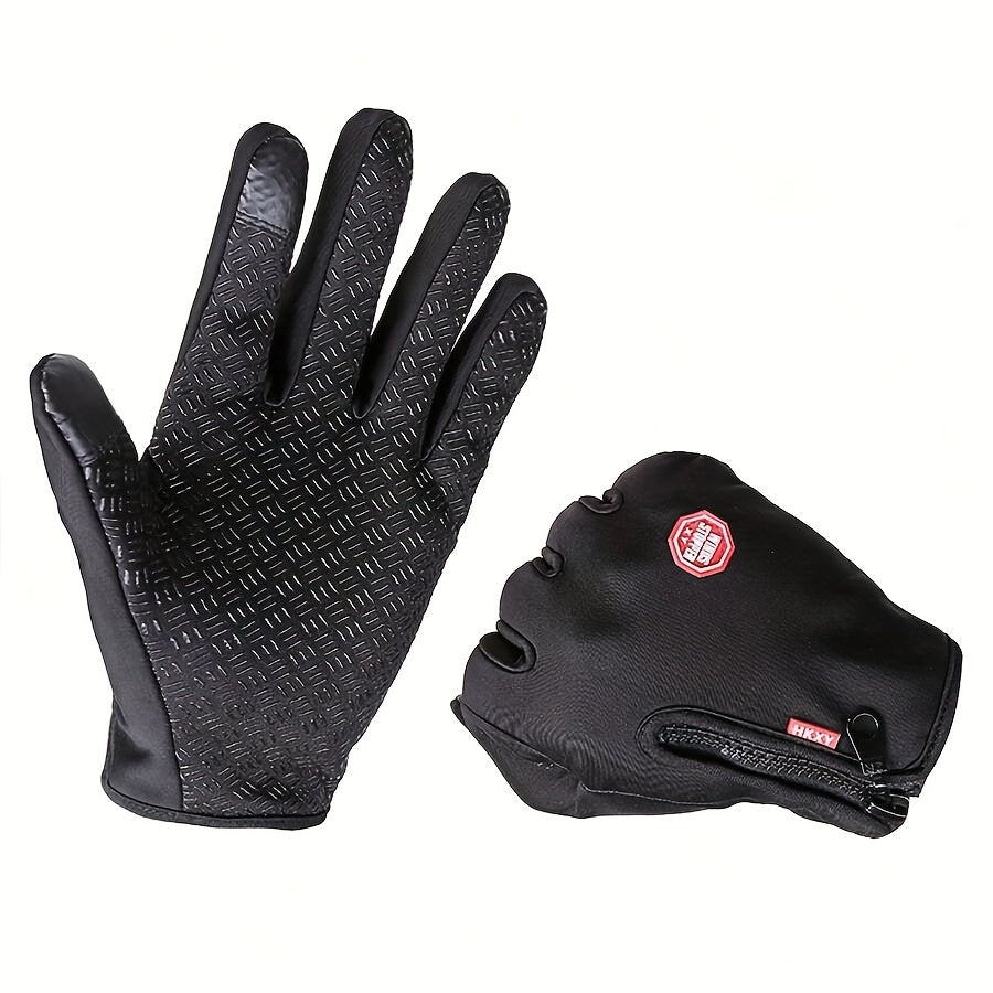 Windproof Waterproof Touchscreen Gloves for Outdoor Activities