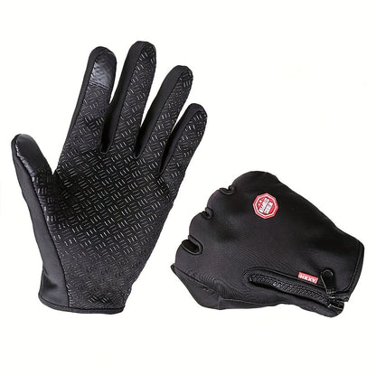 Windproof Waterproof Touchscreen Gloves for Outdoor Activities