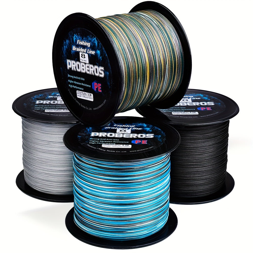 Durable 1000M Braided Fishing Line, Zero Stretch, 10-100Lb