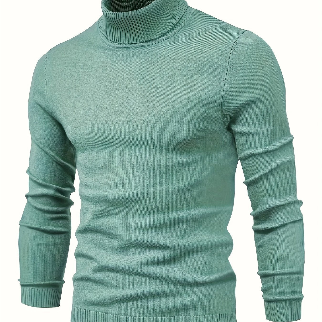 Men's Thermal Long Sleeve High Neck Tops for Ultimate Comfort