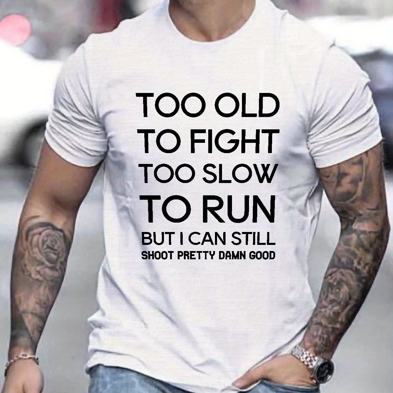 Fashion-Forward Plus Size Letter Pattern T-Shirt for Summer