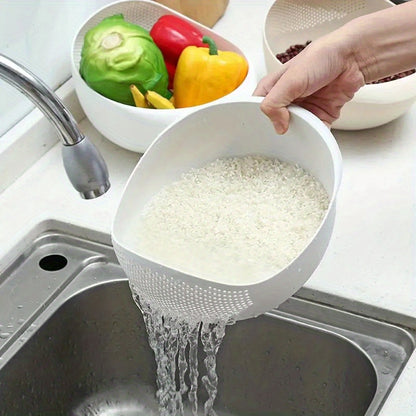 Space-Saving Multi-Functional Kitchen Washing Basket Basin