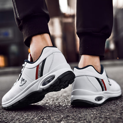 Plus Size Men's Sneakers with Air Boost, Non-Slip Grip