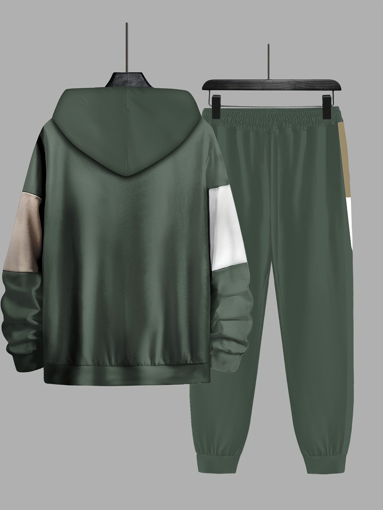 Men's Hooded Jogger Sweatsuit Set for Active Lifestyle