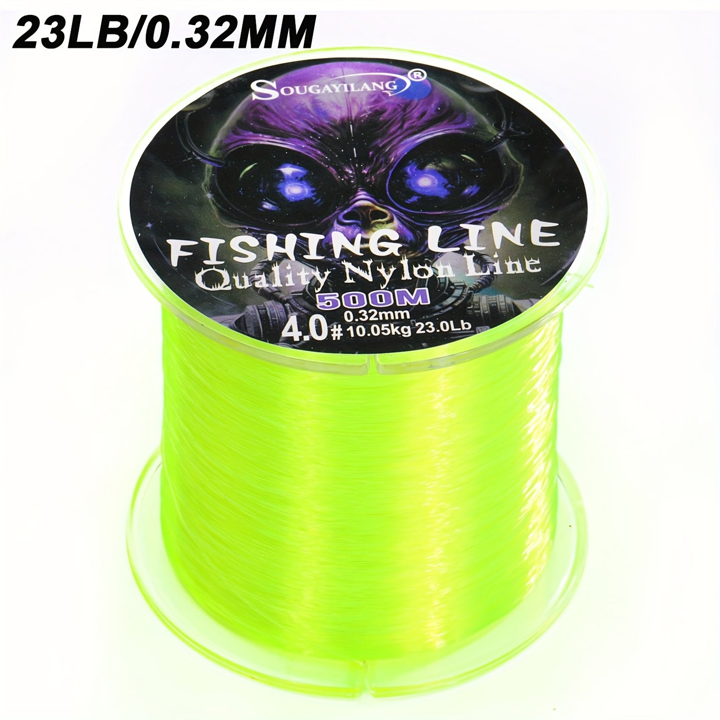 Ultra-Durable Nylon Fishing Line, Abrasion-Proof 547yds