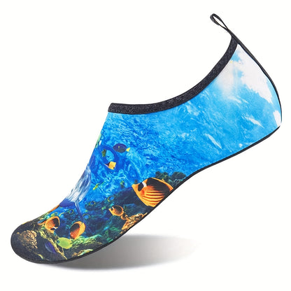 HookUpCo. Women's Slip-On Water Socks for Beach Activities