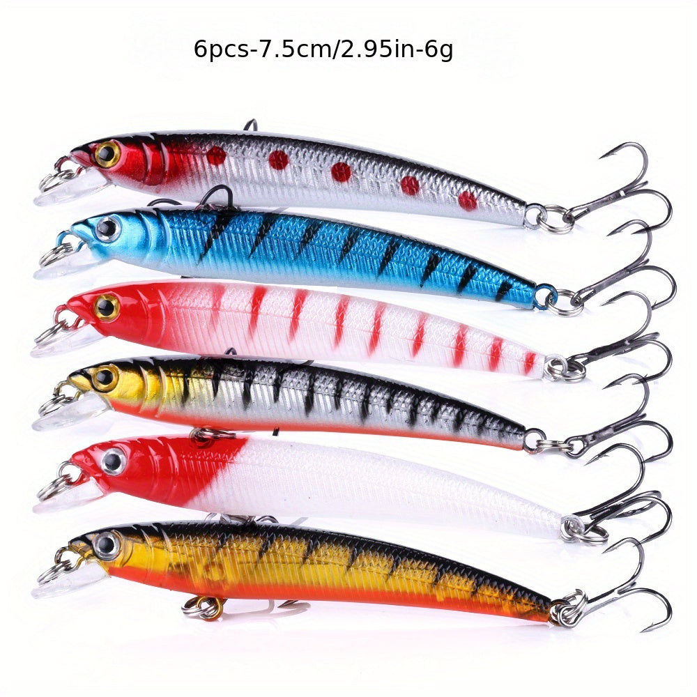 56pc Fishing Lures Set for Freshwater and Saltwater Anglers