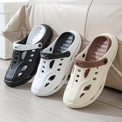 Fashion Forward Hollow Out Slippers for Trendsetting Men