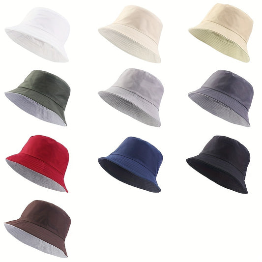 Lightweight Breathable Bucket Hat with Wide Brim Sun Protection