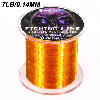 Ultra-Durable Nylon Fishing Line, Abrasion-Proof 547yds