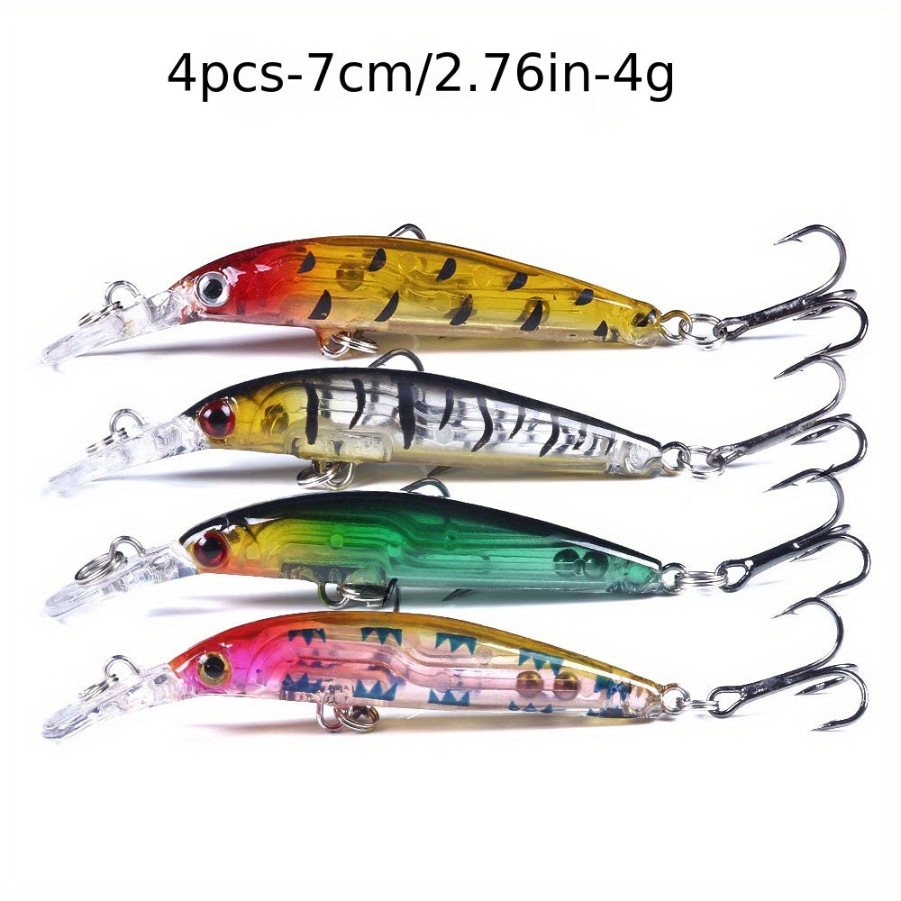 56pc Fishing Lures Set for Freshwater and Saltwater Anglers