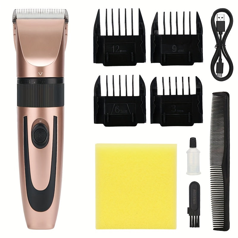 Cordless Rechargeable Pet Trimmer for Grooming Cats & Dogs