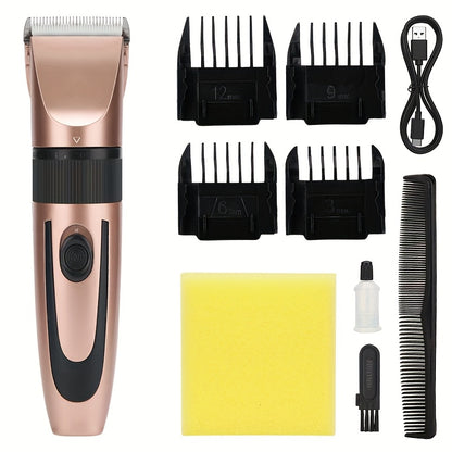 Cordless Rechargeable Pet Trimmer for Grooming Cats & Dogs