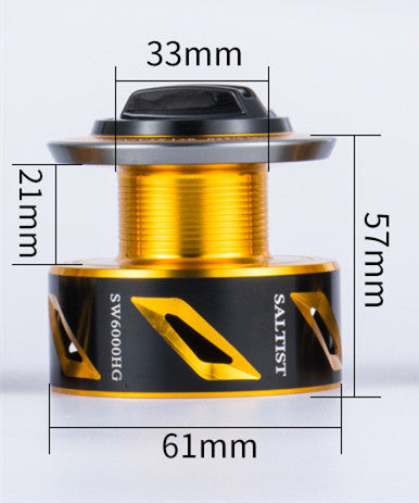 High-Speed All-Metal Fishing Reel