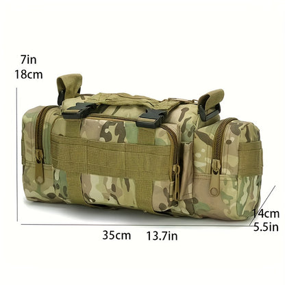 Durable 600D Nylon Crossbody Bag for Hiking and Fishing