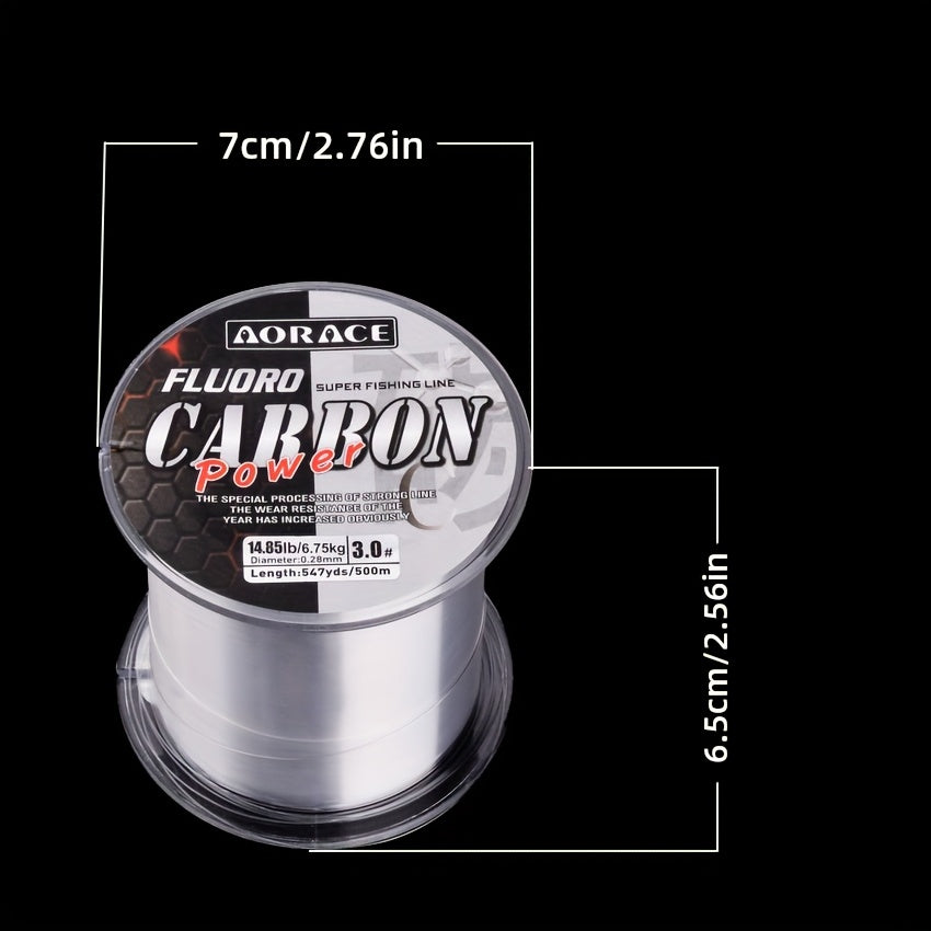 500m Fluorocarbon Fishing Line, Strong Shock Absorber
