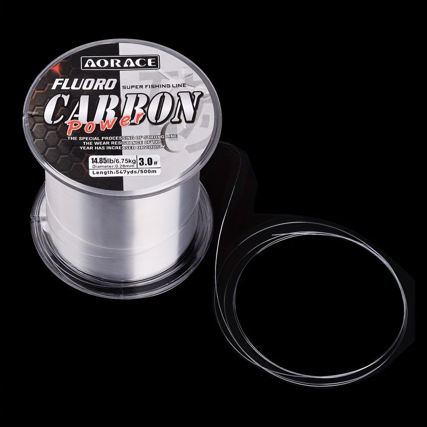 500m Fluorocarbon Fishing Line, Strong Shock Absorber