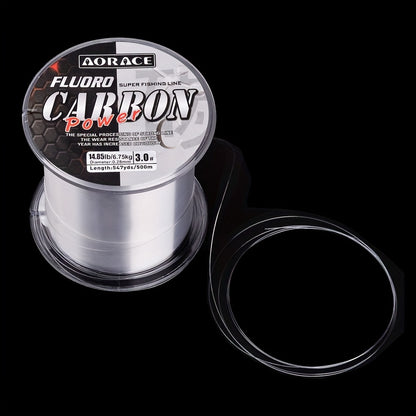 500m Fluorocarbon Fishing Line, Strong Shock Absorber