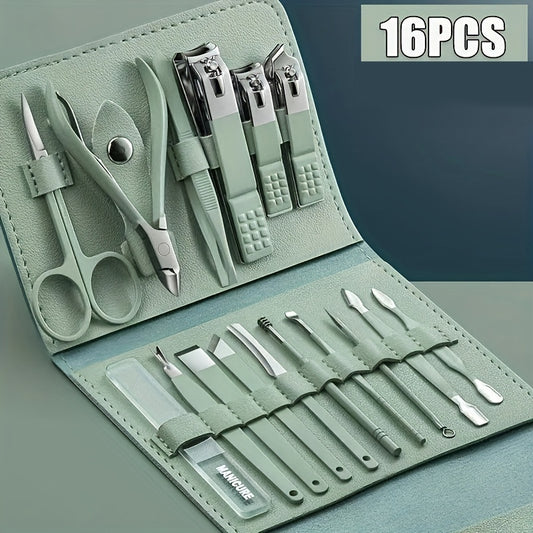 HookUpCo. Multi-Functional Stainless Steel Tool Set, 12pcs