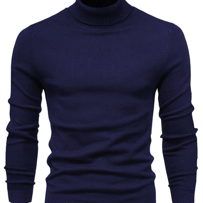 Men's Thermal Long Sleeve High Neck Tops for Ultimate Comfort