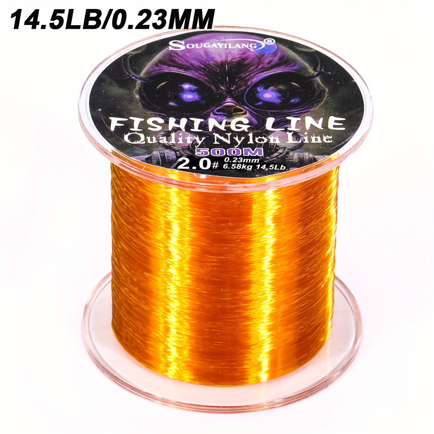 Ultra-Durable Nylon Fishing Line, Abrasion-Proof 547yds