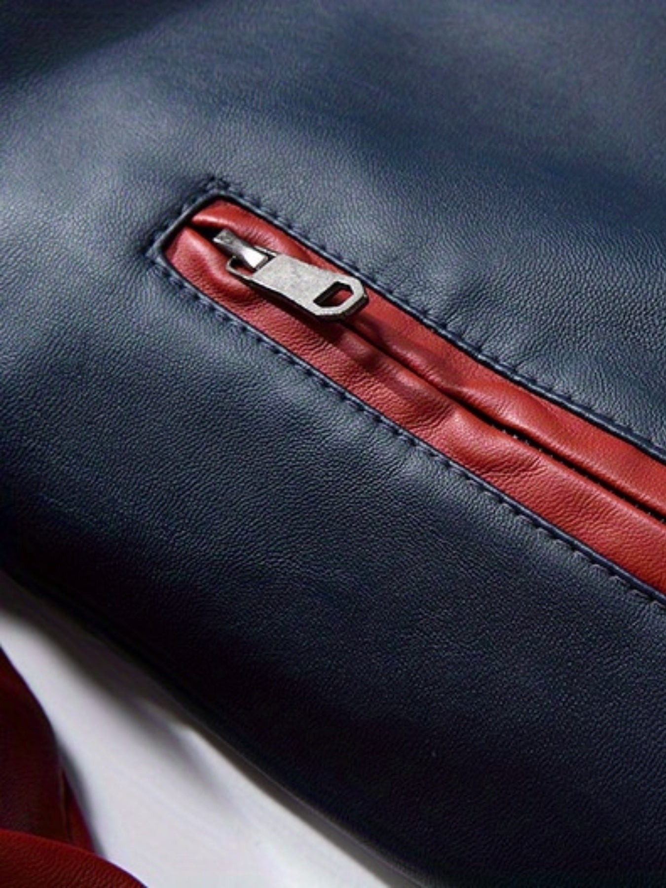 Men's Letter 'R' Print PU Jacket – Bold & Functional Wear