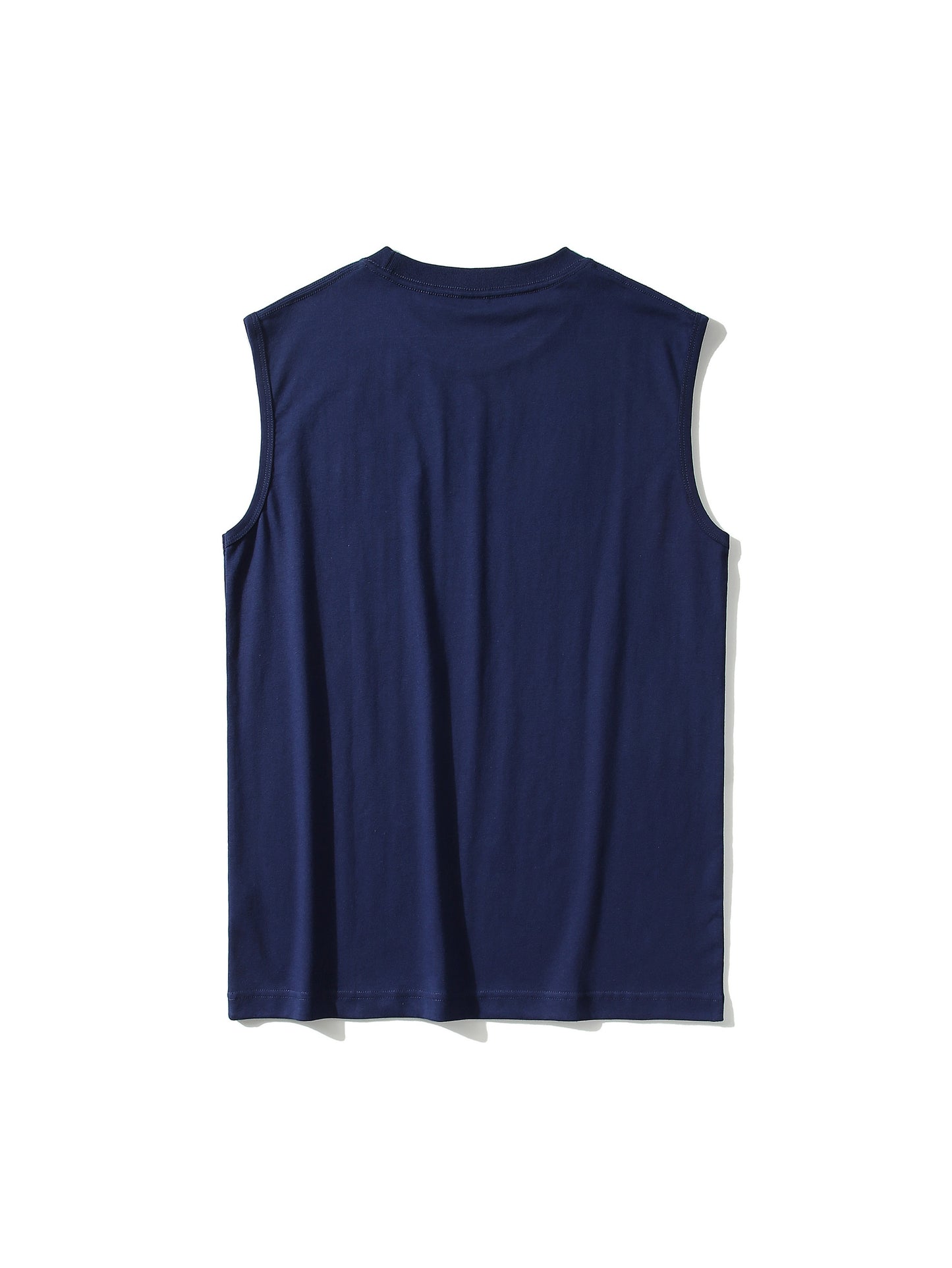 Men's Cotton Crew Neck Tank Top for Summer Wear