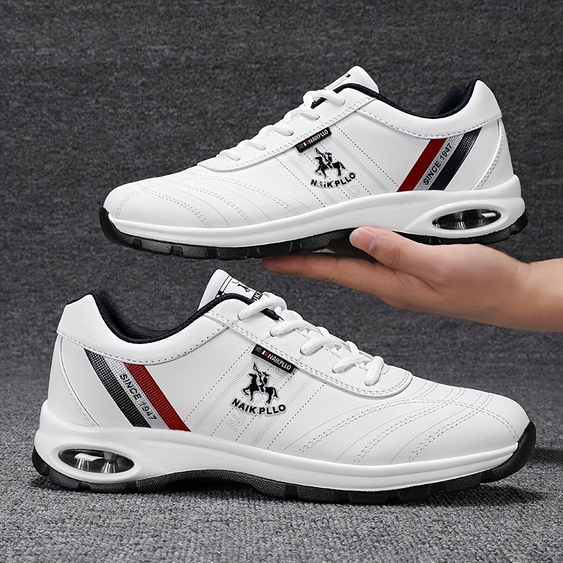 Plus Size Men's Sneakers with Air Boost, Non-Slip Grip