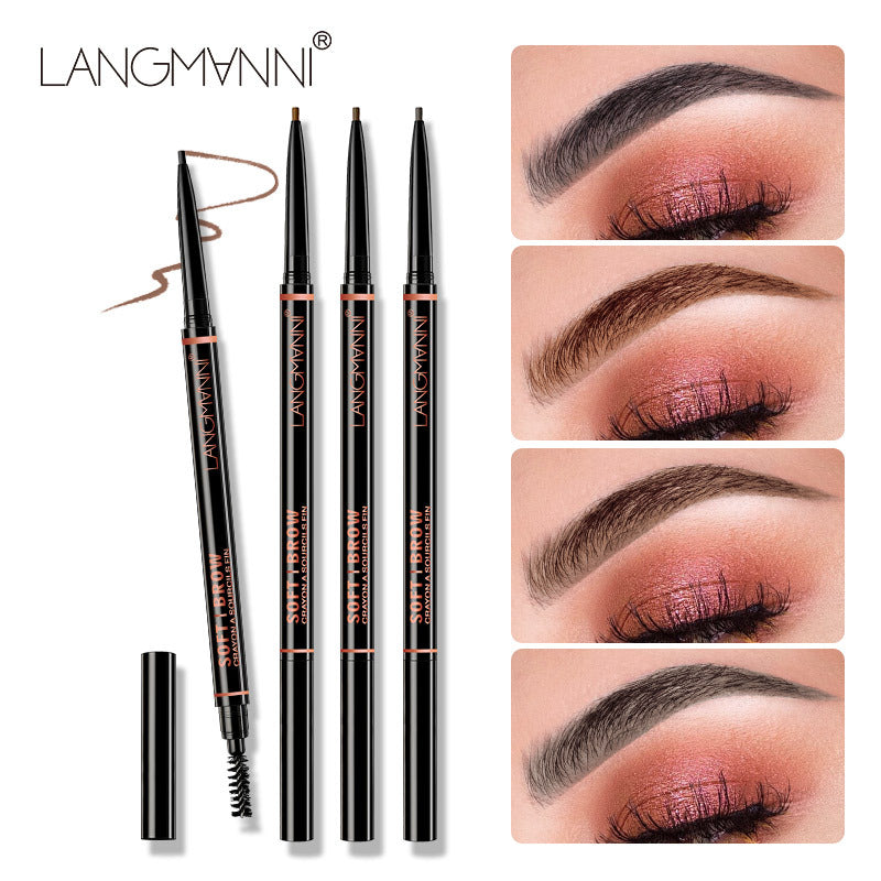 Ultra-Fine Wild Eyebrow Pencil for Smooth, Long-Lasting Style