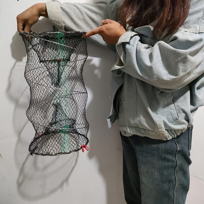 Portable Foldable Fishing Net for Shrimp and Crab Trapping