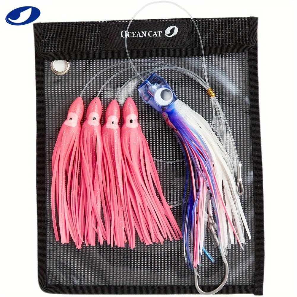 Premium Fully Rigged Chugger Lure for Deep Sea Fishing