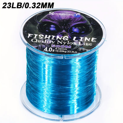 Ultra-Durable Nylon Fishing Line, Abrasion-Proof 547yds