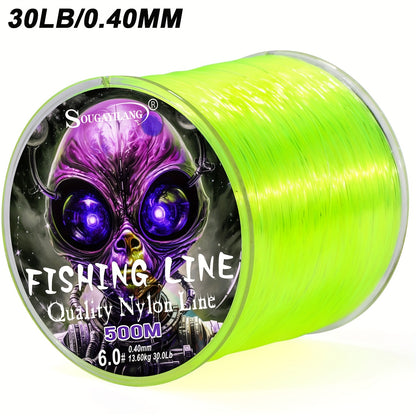 Ultra-Durable Nylon Fishing Line, Abrasion-Proof 547yds