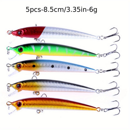 56pc Fishing Lures Set for Freshwater and Saltwater Anglers