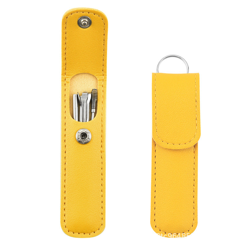 Spiral Spring Ear Cleaning Kit with Soft Spoon and Tools