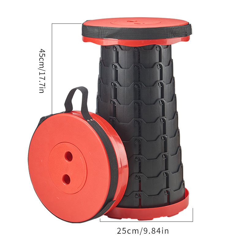 Ultralight Adjustable Folding Stool for Camping and Outdoors